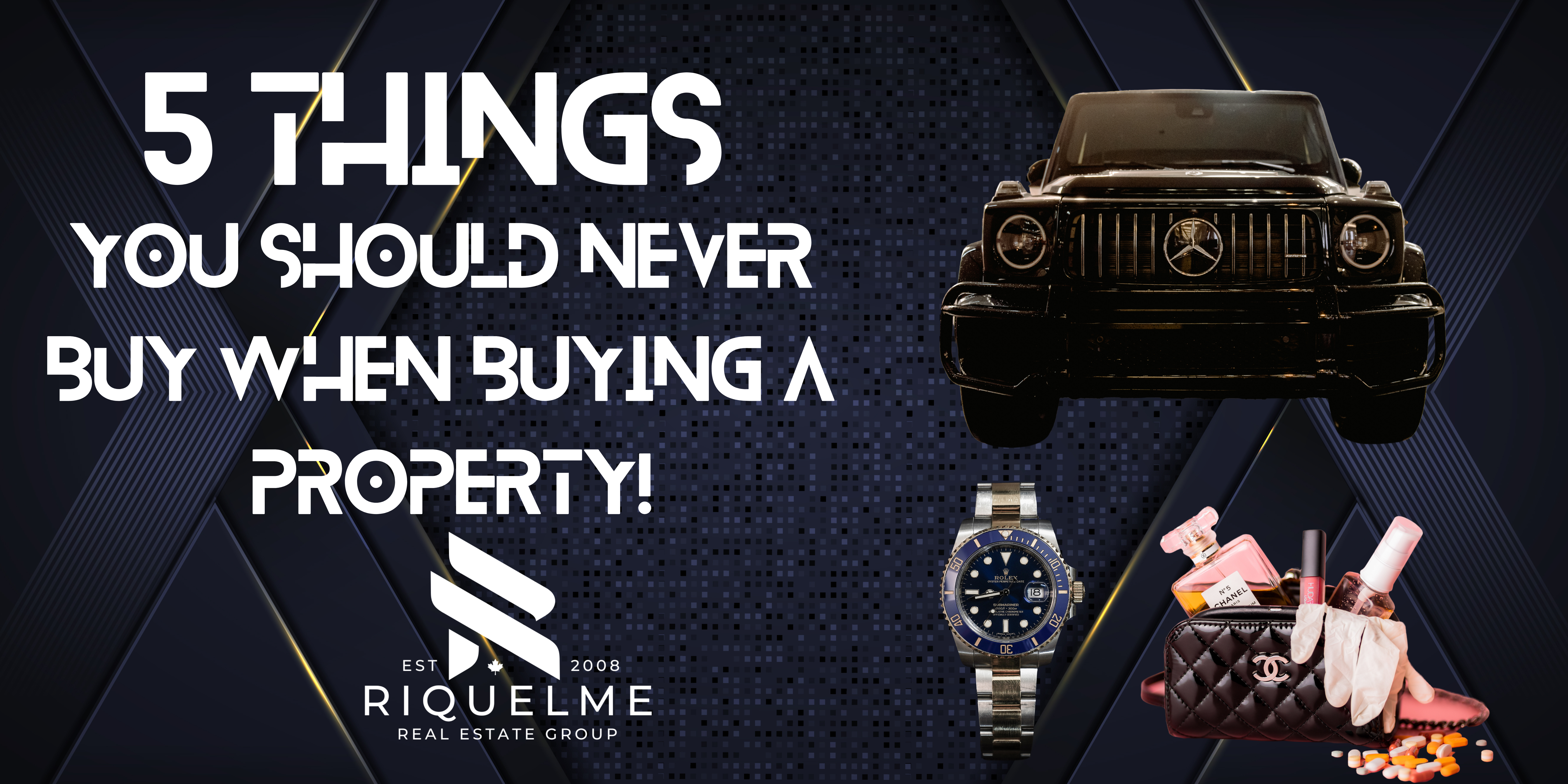 5 Things you should NEVER buy when buying a property!